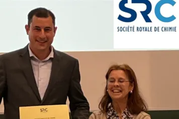 Guillaume Berionni reçoit le Prix Triennal de la Société Royale de Chimie