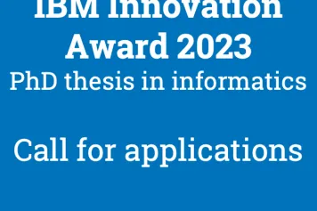 IBM Innovation Award 2023 PhD thesis in informatics
