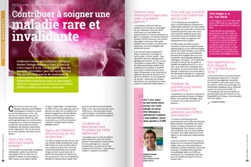www.FNRS.news 125 | Contribuer à soigner une maladie rare et invalidante
