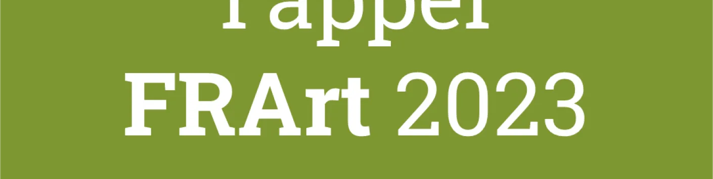 FRArt : Résultats des appels à propositions