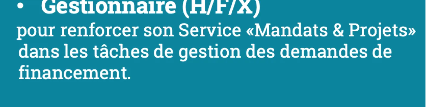 Le FNRS engage