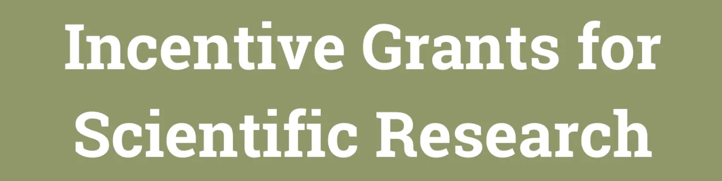 Results of the call Credits and Projects : Incentive Grants for Scientific Research 