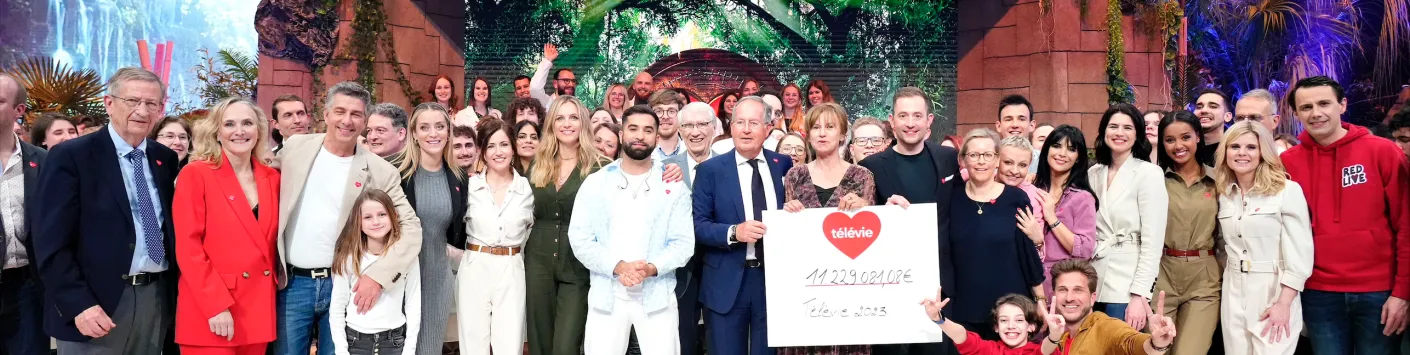 Le Télévie 2023 atteint la somme exceptionnelle de 11.229.081,08 € !