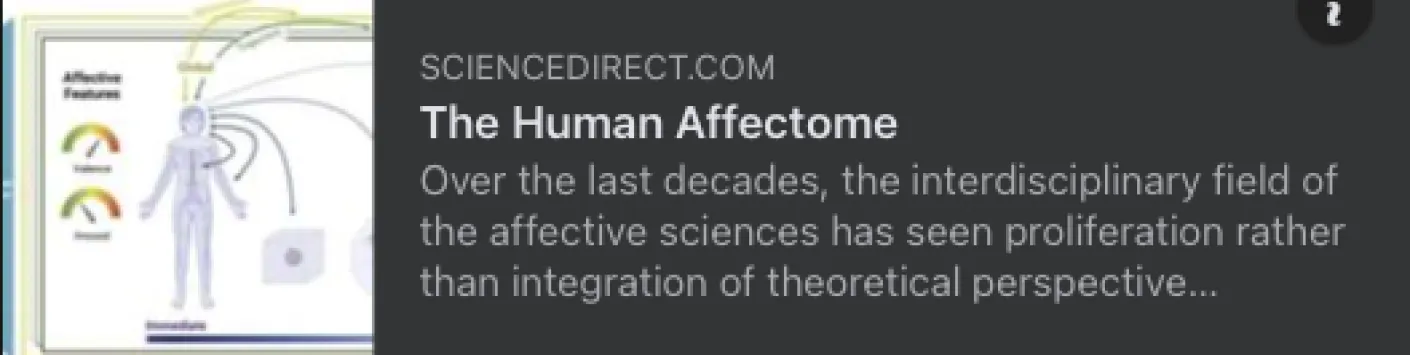 "The Human Affectome"